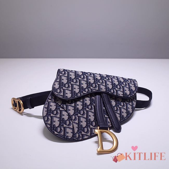 Forubags Dior Flat Belt Pouch Oblique Jacquard - 1003L - 18.5x11x2 cm - 1