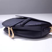 Forubags Dior Saddle Grained Leather Black - 6816 - 21x18x5 cm - 6