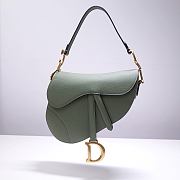 Forubags Dior Saddle Grained Leather White Green - 6816 - 21x18x5 cm - 1