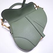 Forubags Dior Saddle Grained Leather White Green - 6816 - 21x18x5 cm - 6
