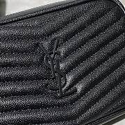Forubags YSL Lou Mini Imported Cowhide Camera Bag Matte Logo Black  – 585040 - 18×10×5 cm - 4