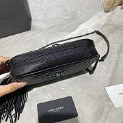 Forubags YSL Lou Mini Imported Cowhide Camera Bag Matte Logo Black  – 585040 - 18×10×5 cm - 5