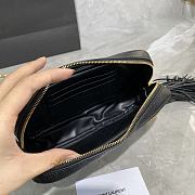 Forubags YSL Lou Mini Imported Cowhide Camera Bag Gold Logo Black  – 585040 - 18×10×5 cm - 2