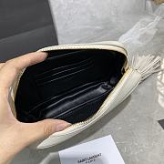 Forubags YSL Lou Mini Imported Cowhide Camera Bag White – 585040 - 18×10×5 cm - 2