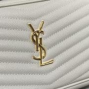 Forubags YSL Lou Mini Imported Cowhide Camera Bag White – 585040 - 18×10×5 cm - 6