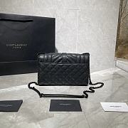 Forubags YSL Envelope Cavair Calfskin Chain Bag In Black With Matte Hardware – 528286 - 21×13×6 cm - 2