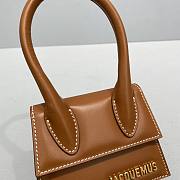 Forubags Jacquemus Leather Brown Mini – 2102 – 12x8x5 cm - 5