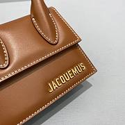 Forubags Jacquemus Leather Brown Mini – 2102 – 12x8x5 cm - 6