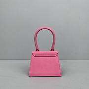 Forubags Jacquemus Mini Matte Velvet Rose Red – 2102 – 12x8x5 cm - 6
