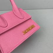 Forubags Jacquemus Mini Matte Velvet Rose Red – 2102 – 12x8x5 cm - 3