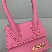 Forubags Jacquemus Mini Matte Velvet Rose Red – 2102 – 12x8x5 cm - 2