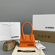 Forubags Jacquemus Explosive Mini Portable Messenger Bag Peel Orange – 2019 – 12x8x5 cm - 1