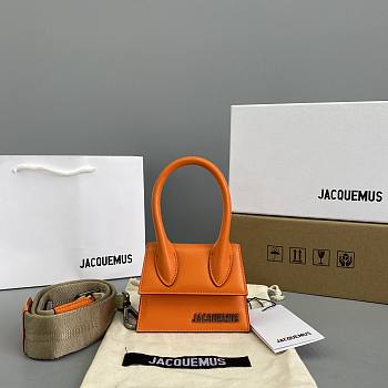 Forubags Jacquemus Explosive Mini Portable Messenger Bag Peel Orange – 2019 – 12x8x5 cm