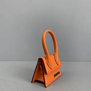 Forubags Jacquemus Explosive Mini Portable Messenger Bag Peel Orange – 2019 – 12x8x5 cm - 6