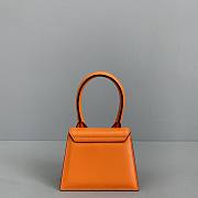 Forubags Jacquemus Explosive Mini Portable Messenger Bag Peel Orange – 2019 – 12x8x5 cm - 5