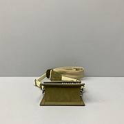 Forubags Jacquemus Explosive Mini Portable Messenger Bag Suede Olive Green – 2019 – 12x8x5 cm - 6