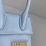 Forubags Jacquemus Mini Full Leather Blue – 2102 – 12x8x5 cm - 2