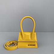 Forubags Jacquemus Mini Full Leather Yellow – 2102 – 12x8x5 cm - 6