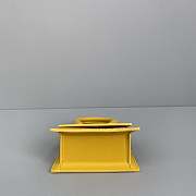 Forubags Jacquemus Mini Full Leather Yellow – 2102 – 12x8x5 cm - 5