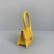 Forubags Jacquemus Mini Full Leather Yellow – 2102 – 12x8x5 cm - 4
