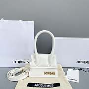 Forubags Jacquemus Mini Full Leather White – 2102 – 12x8x5 cm - 1