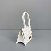 Forubags Jacquemus Mini Full Leather White – 2102 – 12x8x5 cm - 2