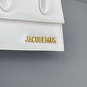 Forubags Jacquemus Mini Full Leather White – 2102 – 12x8x5 cm - 6