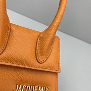 Forubags Jacquemus Mini Palm Texture Orange – 2102 – 12x8x5 cm - 4