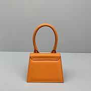 Forubags Jacquemus Mini Palm Texture Orange – 2102 – 12x8x5 cm - 3