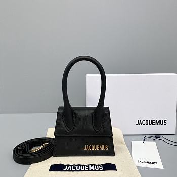 Forubags Jacquemus Mini Palm Print Black – 2102 – 12x8x5 cm