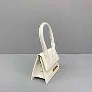 Forubags Jacquemus Mini Palm Print White – 2102 – 12x8x5 cm - 3