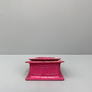 Forubags Jacquemus Mini Crocodile Rose Red – 2102 – 12x8x5 cm - 3