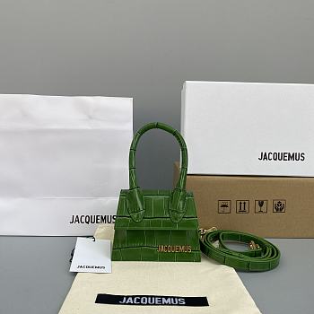 Forubags Jacquemus Mini Crocodile Green – 2102 – 12x8x5 cm