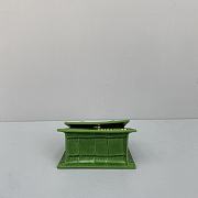 Forubags Jacquemus Mini Crocodile Green – 2102 – 12x8x5 cm - 3