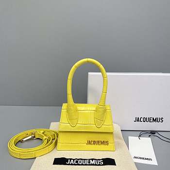 Forubags Jacquemus Mini Crocodile Yellow – 2102 – 12x8x5 cm