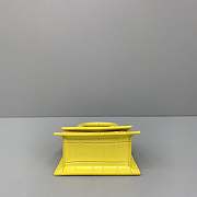 Forubags Jacquemus Mini Crocodile Yellow – 2102 – 12x8x5 cm - 3