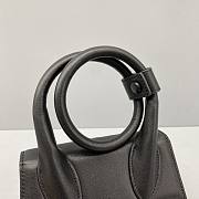 Forubags Jacquemus Medium Ox Velvet Black – 2102 – 18x15.5x8 cm - 3