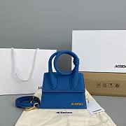 Forubags Jacquemus Medium Frosted Blue – 2023 – 18x15.5x8 cm - 1