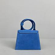 Forubags Jacquemus Medium Frosted Blue – 2023 – 18x15.5x8 cm - 6