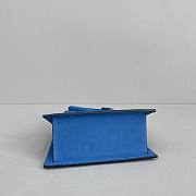 Forubags Jacquemus Medium Frosted Blue – 2023 – 18x15.5x8 cm - 4