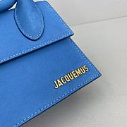 Forubags Jacquemus Medium Frosted Blue – 2023 – 18x15.5x8 cm - 2