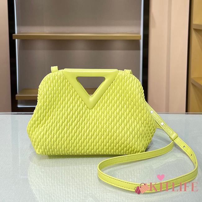 Forubags BV Triangle Bubble Calfskin Leather Bag – 44054 – 24×16×8 cm - 1