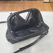 Forubags BV Triangle Bubble Calfskin Leather Bag Black – 44054 – 24×16×8 cm - 4