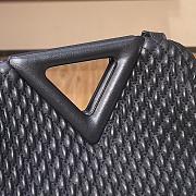 Forubags BV Triangle Bubble Calfskin Leather Bag Black – 44054 – 24×16×8 cm - 3