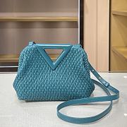 Forubags BV Triangle Bubble Calfskin Leather Bag Mallard – 44054 – 24×16×8 cm - 1