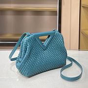 Forubags BV Triangle Bubble Calfskin Leather Bag Mallard – 44054 – 24×16×8 cm - 5