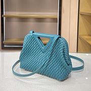 Forubags BV Triangle Bubble Calfskin Leather Bag Mallard – 44054 – 24×16×8 cm - 4