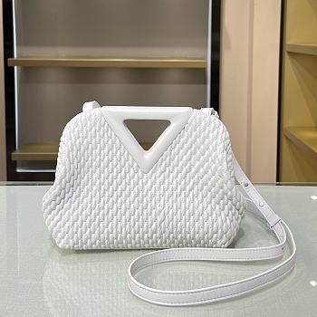 Forubags BV Triangle Bubble Calfskin Leather Bag Chalk White – 44054 – 24×16×8 cm