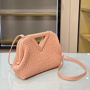 Forubags BV Triangle Bubble Calfskin Leather Bag Peachy – 44054 – 24×16×8 cm - 6