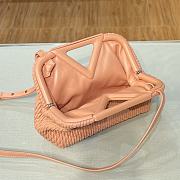 Forubags BV Triangle Bubble Calfskin Leather Bag Peachy – 44054 – 24×16×8 cm - 4